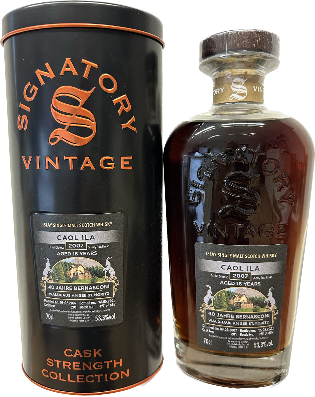 Caol Ila 16 Years Exklusiv St. Moritz 40 Jahre Jubiläum