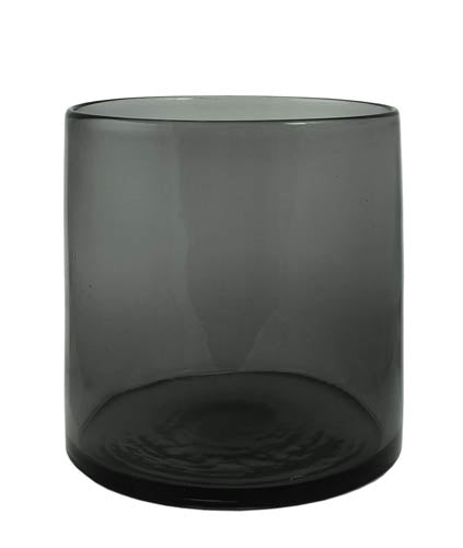 Windlicht Zylinder schwarz H18cm D18cm
