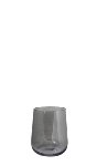 Windlicht rauchglas H12cm