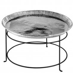Beistelltisch m. Tablett Alu F