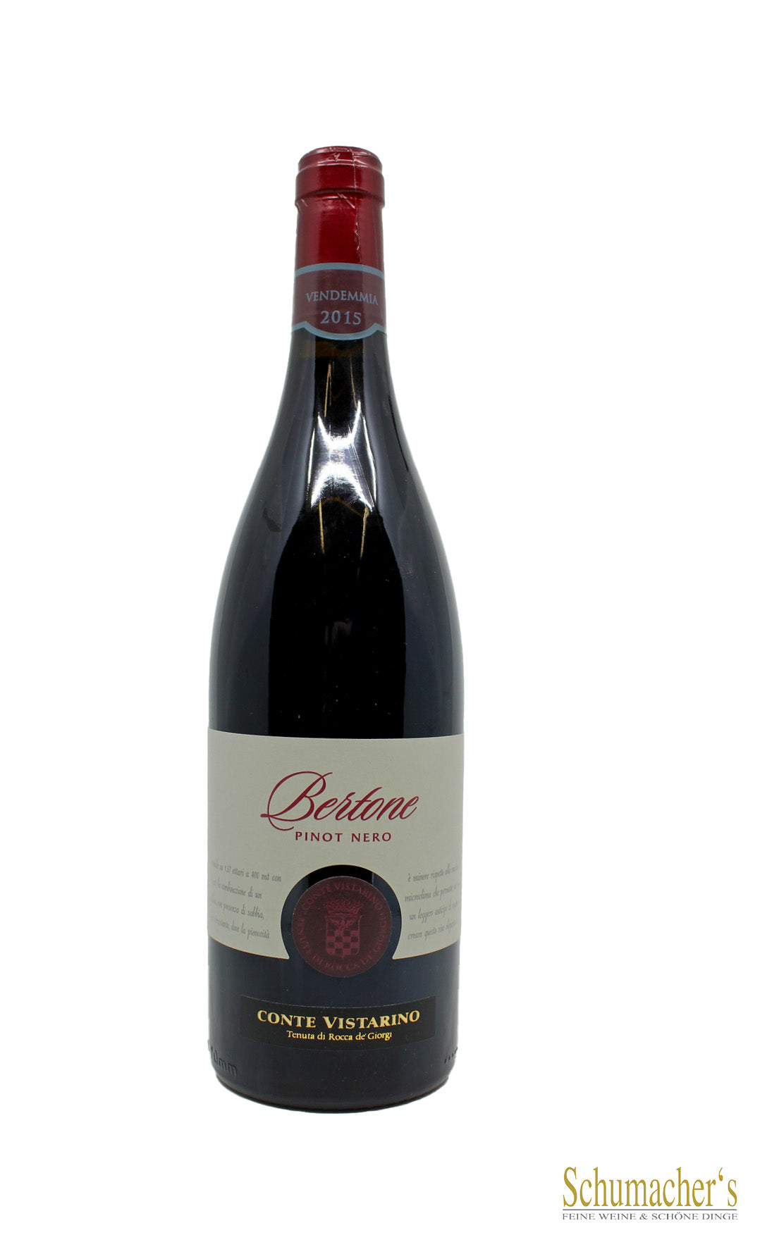 2015 Bertone Pinot Nero Conte Vistarino bei Schumacher Weine