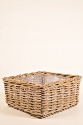 Korb Rattan rechteckig H14cm B23cm L35cm