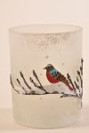 Teelicht Glas div. Tiersujet