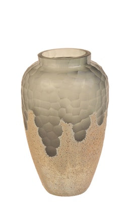 Vase glas türkis H24cm