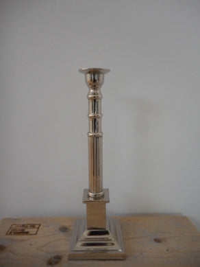 Kerzenständer silber eckig H 38 cm