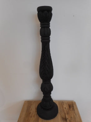 Kerzenständer Mangoholz schwarz