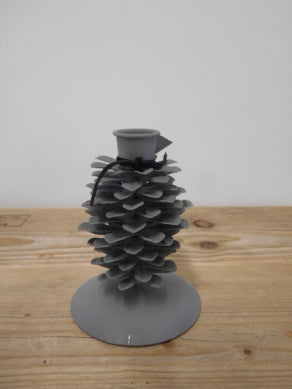 Kerzenständer Metall Pinie