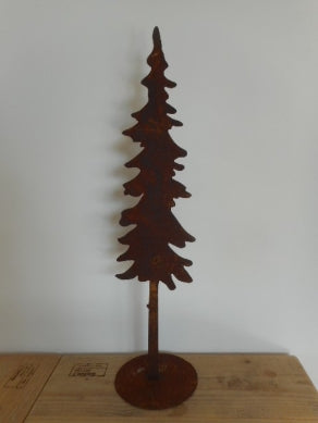 Tanne rost schmal klein H 52cm