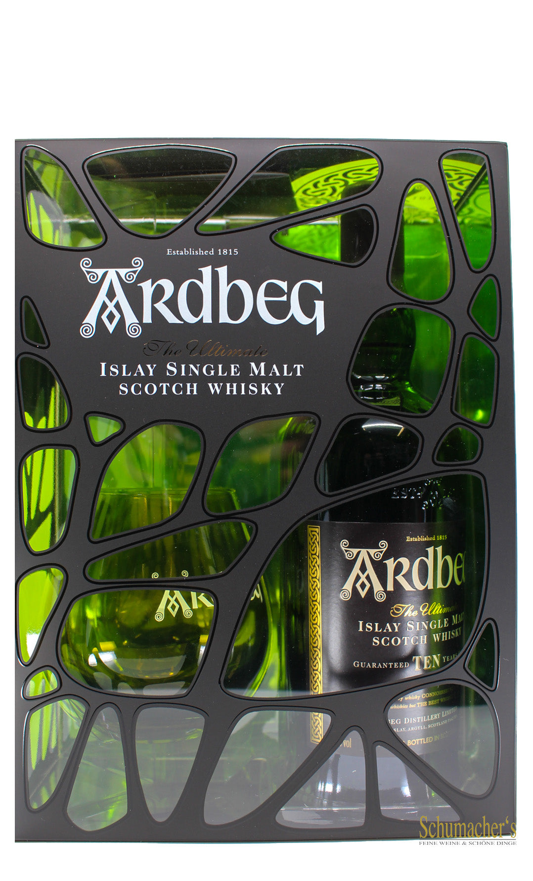 Ardbeg 10 Years Geschenkpackung mit Glas