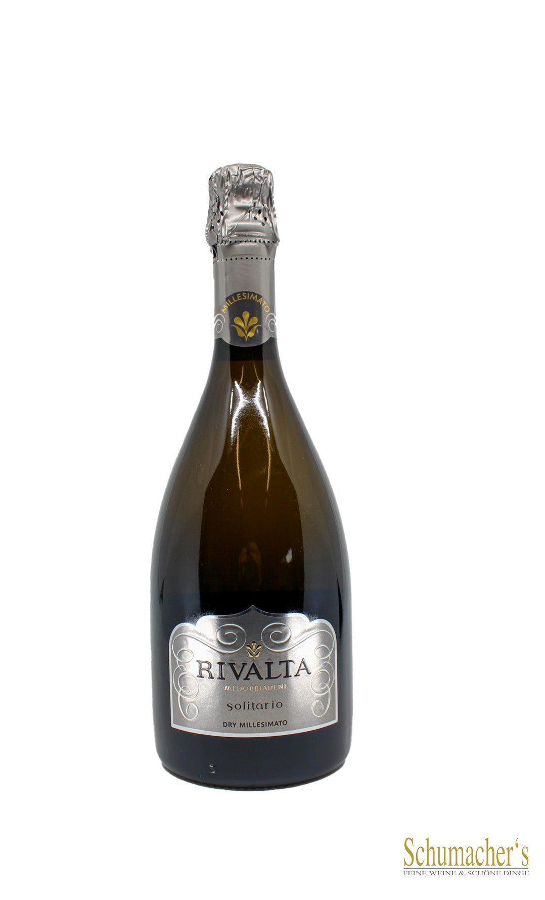 Prosecco Rivalta Solitario Dry Millesimato bei Schumacher Weine