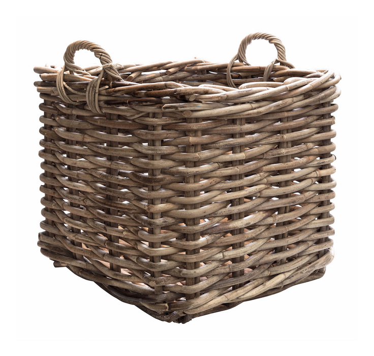 Korb Rattan eckig 65x65cm H 55cm