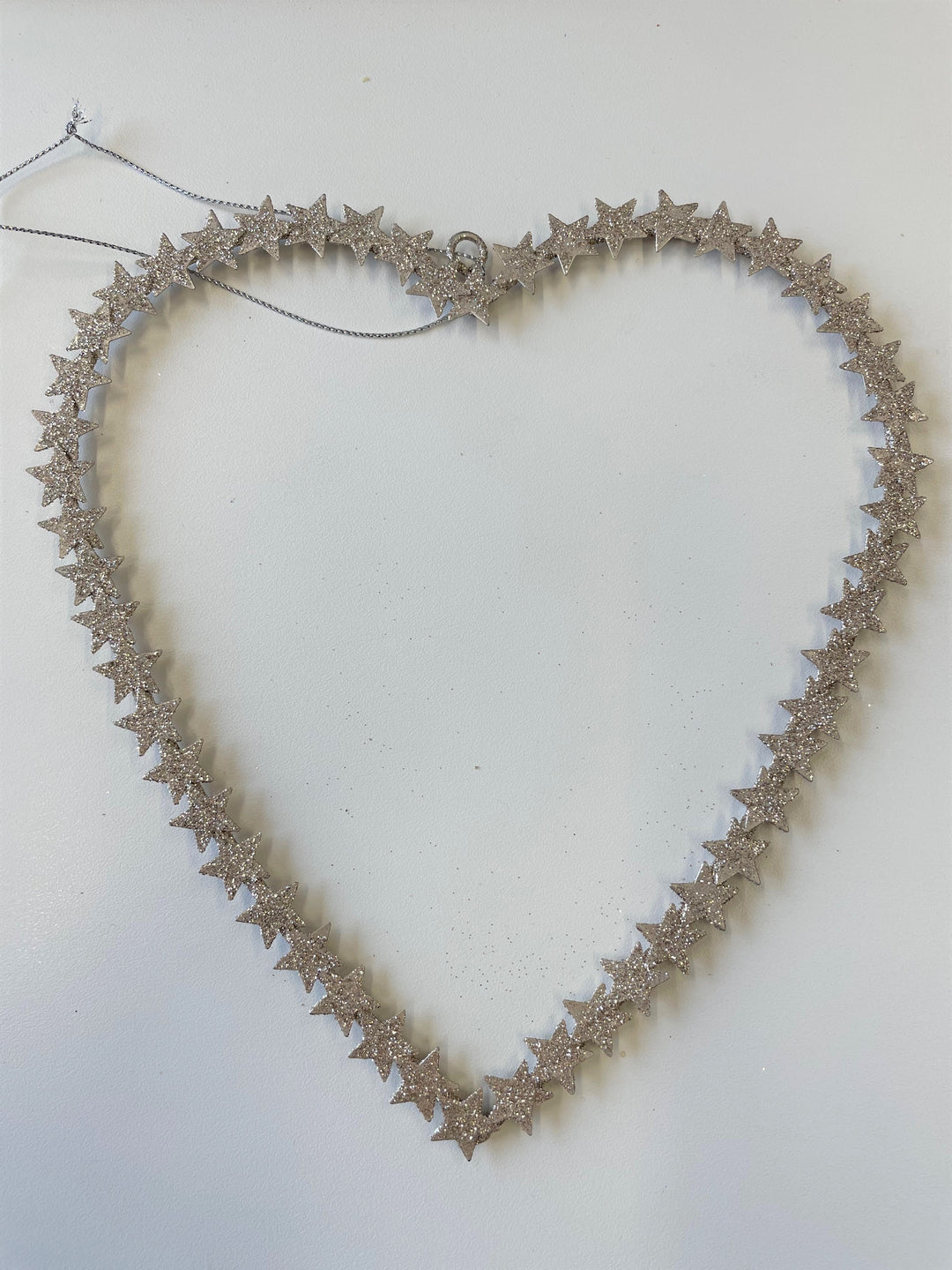 Hänger Herz glitzer D 20cm