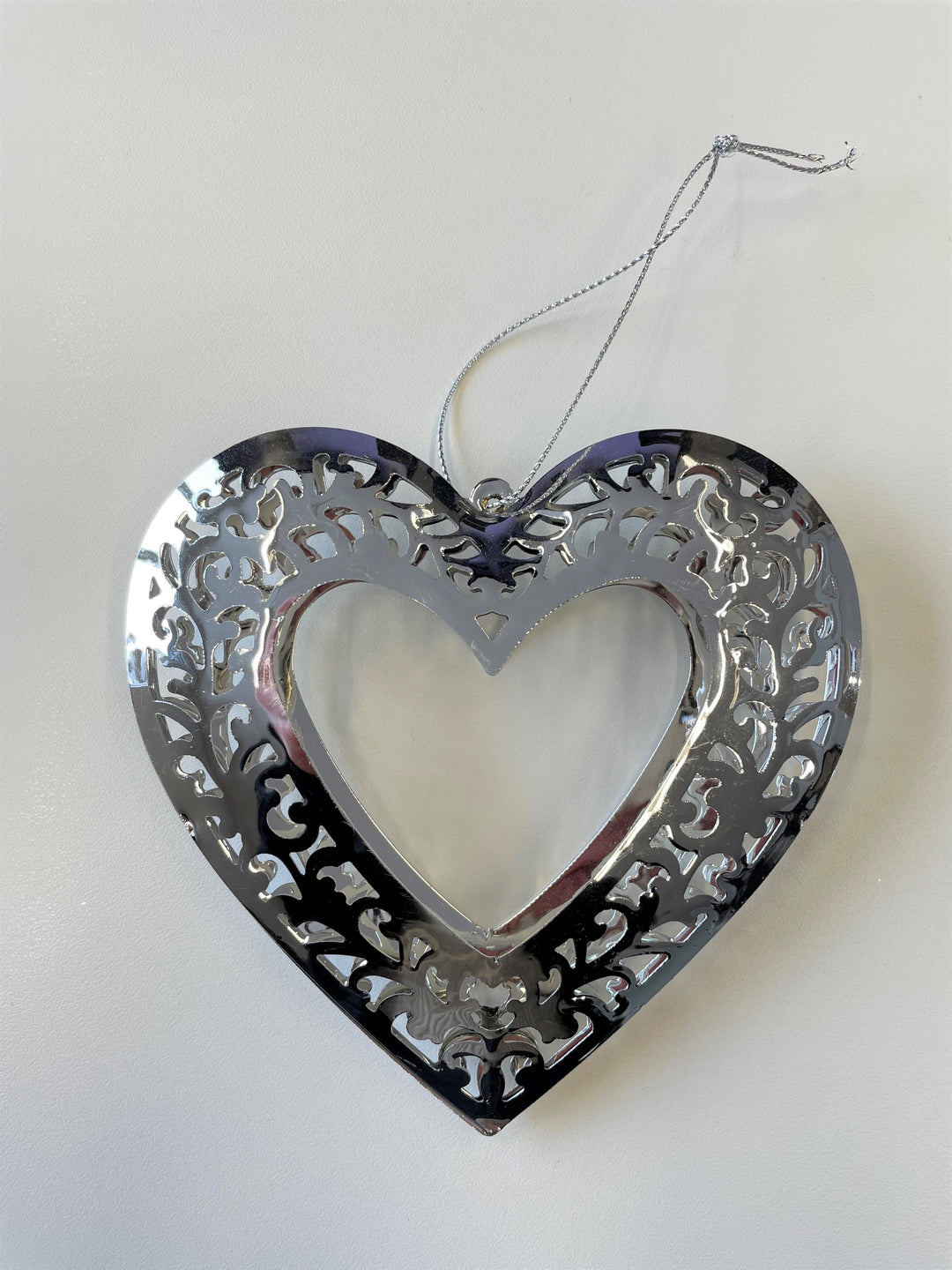 Herz Hänger silber H 12cm