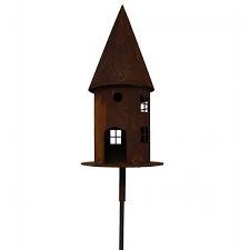 Vogelhaus rost H 200cm
