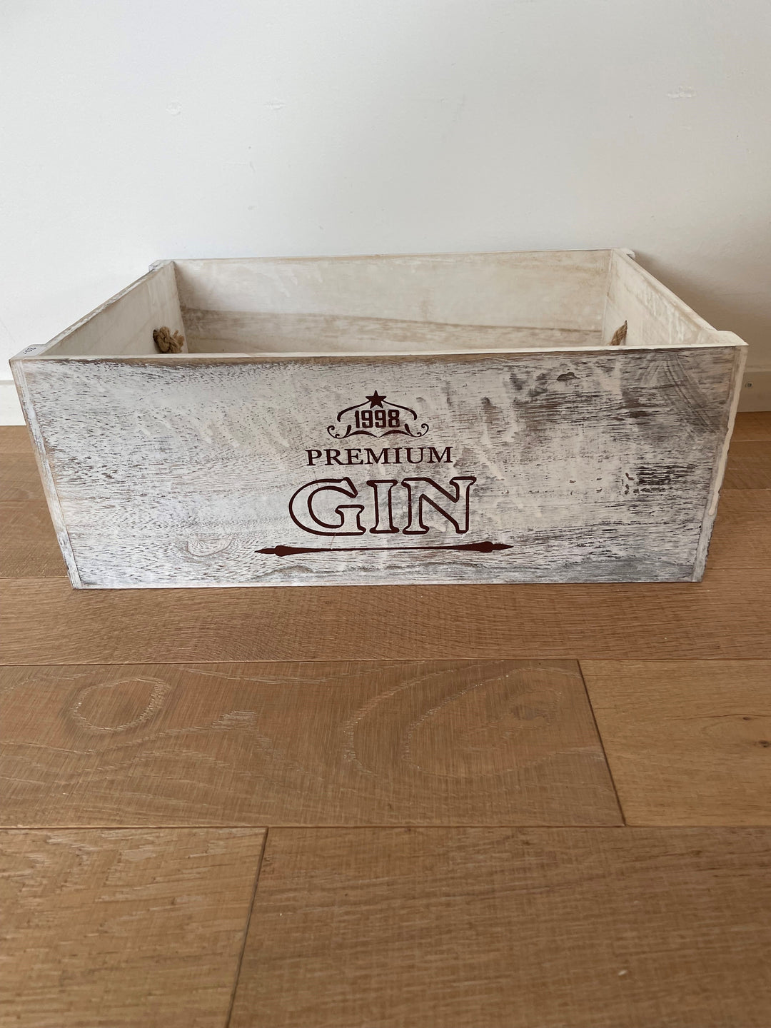 Holzkiste Gin gross