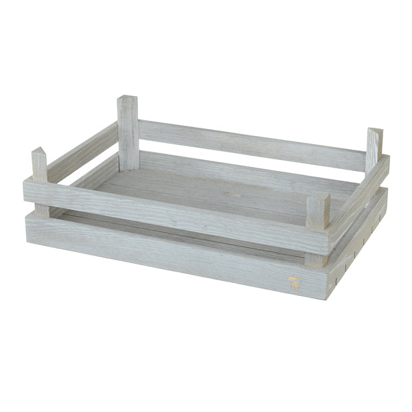 Holzkiste grau 30x40cm