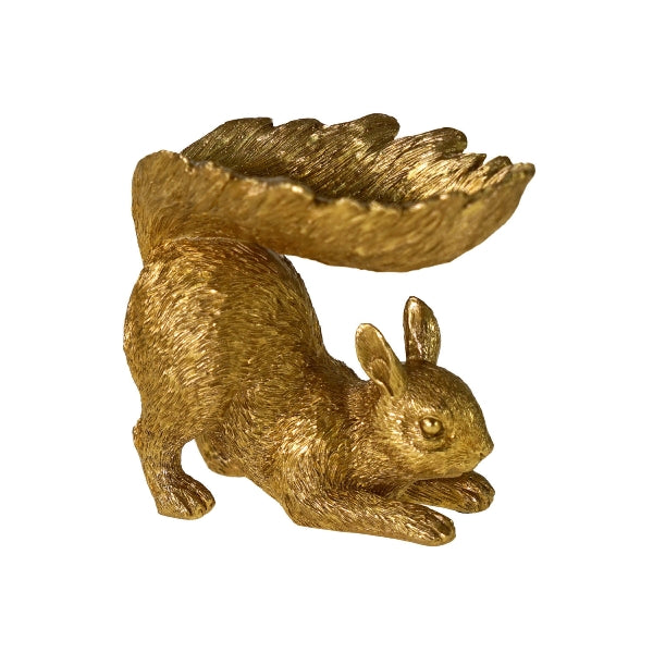 Eichhörnchen gold 15x9x13.5cm