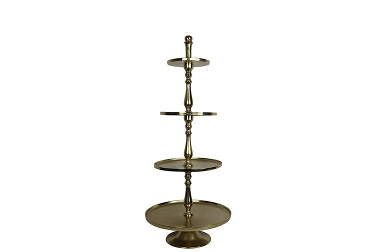 Etagere gold 5 stöckig H165cm