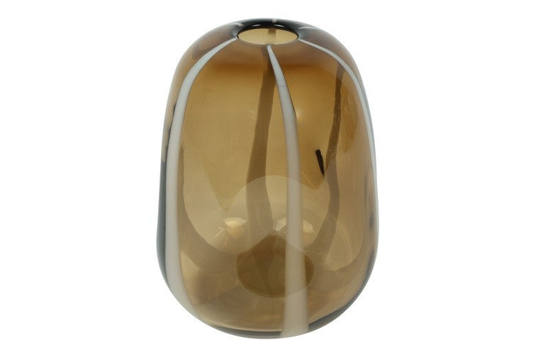Vase braun/beige