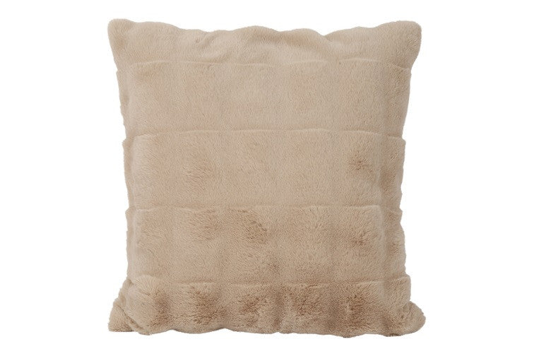 Kissen Kunstfell beige 45x45cm