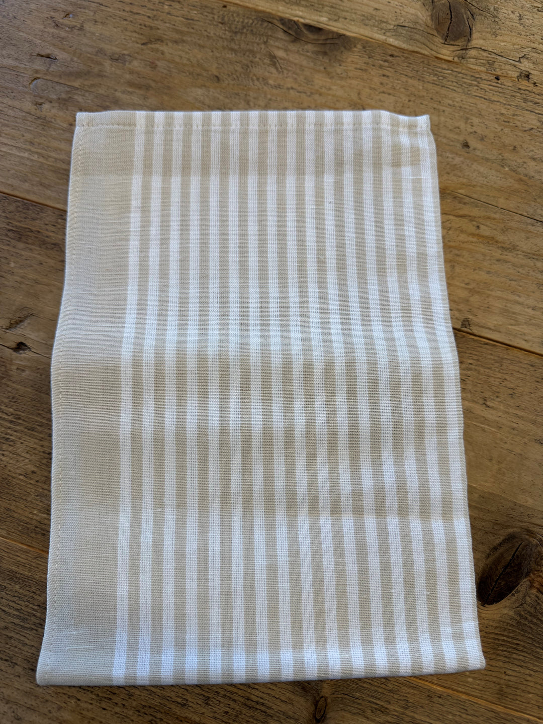 Küchentuch beige gestreift