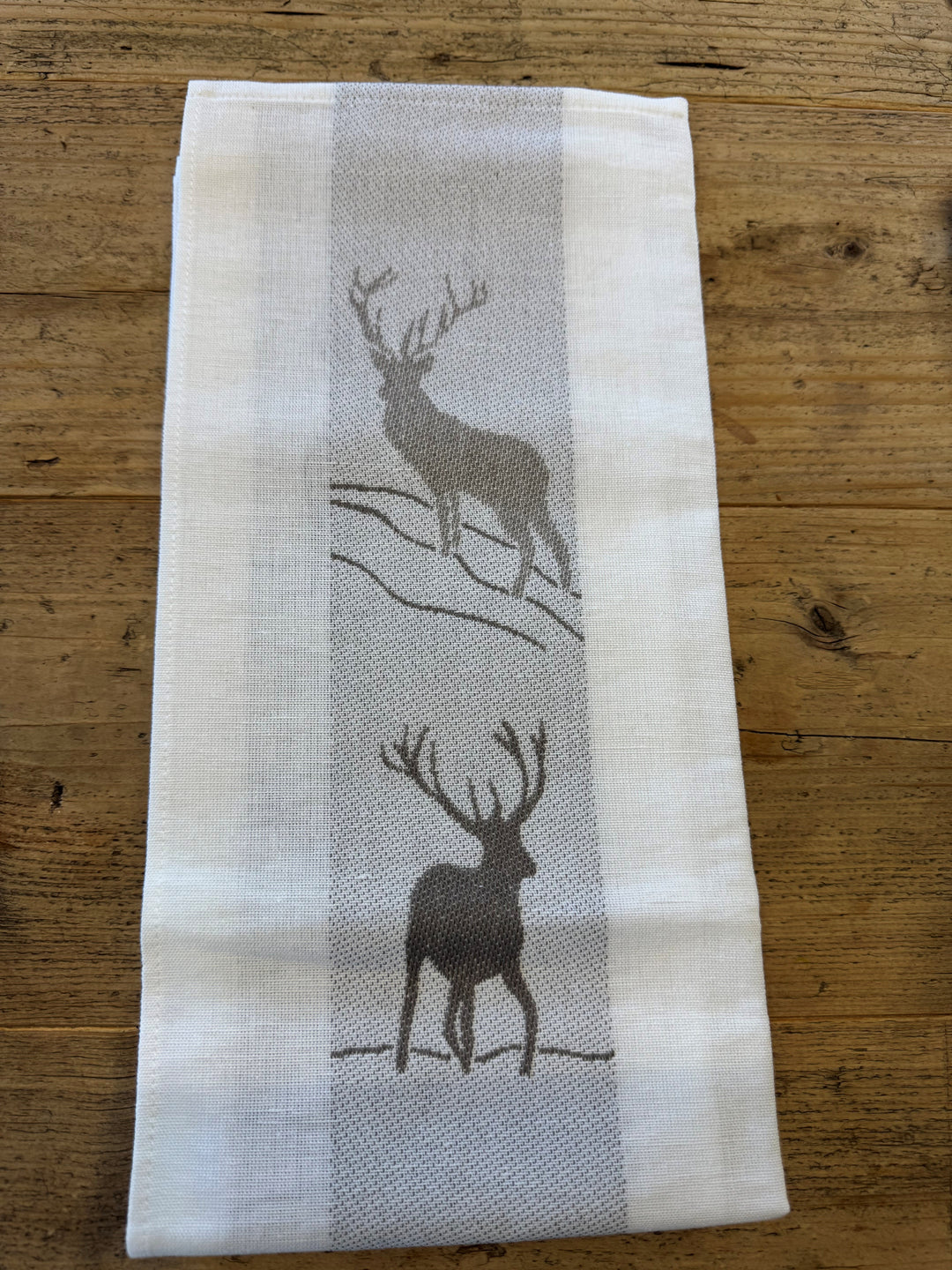 Küchentuch braun Hirsch