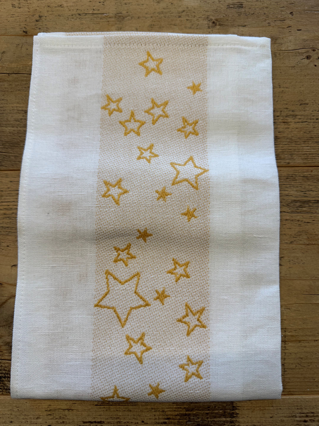 Küchentuch gold Sterne