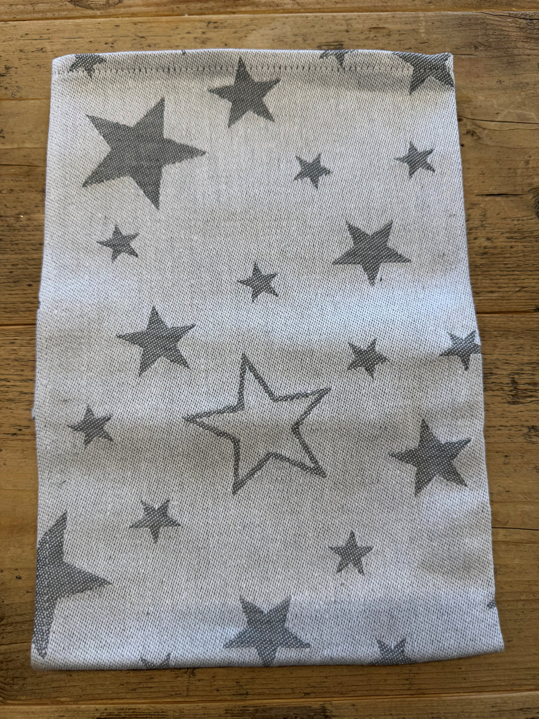 Küchentuch grau Sterne