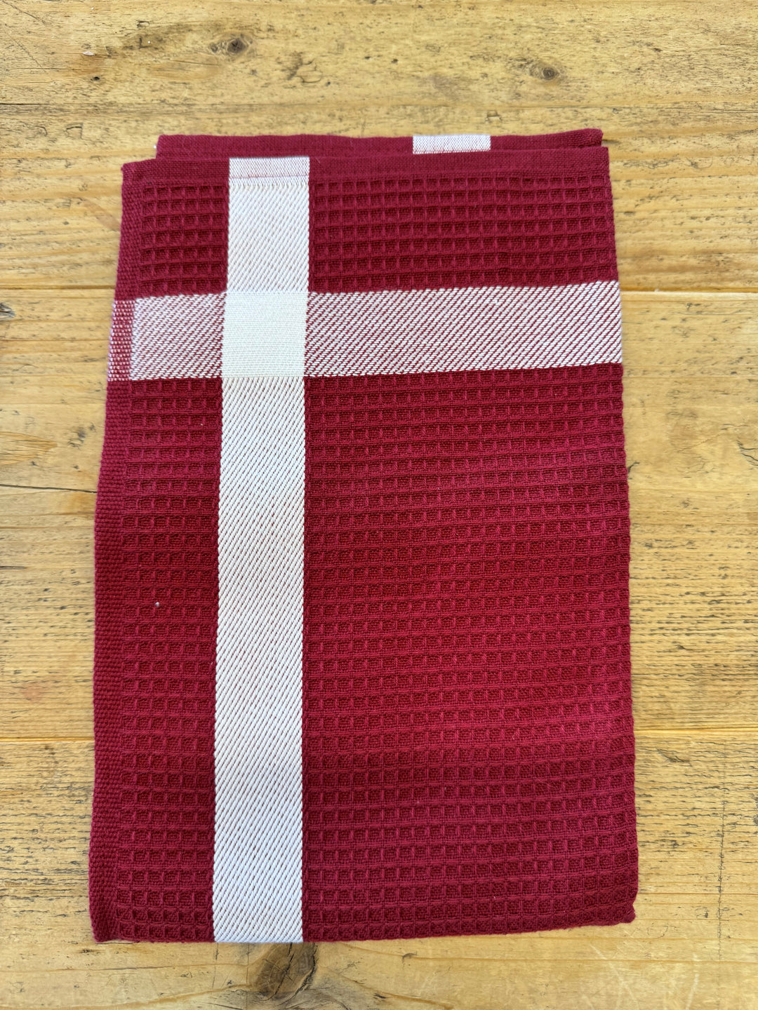 Küchentuch bordaux Waffel