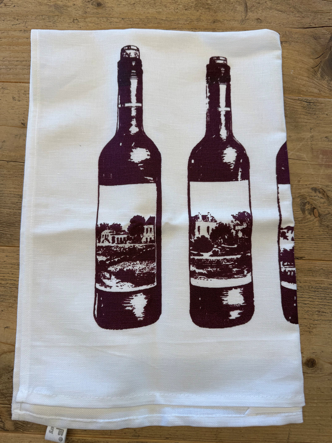 Küchentuch Weinflaschen