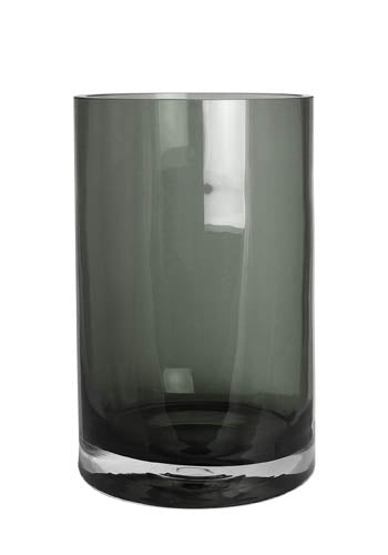 Windlicht Zylinder schwarz H30cm D20cm