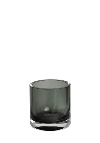 Windlicht Zylinder schwarz H10cm D10cm