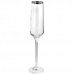 Champagnerglas Platinumrand