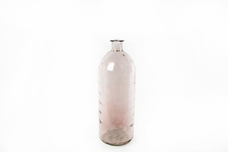 Vase glas rosa H41cm