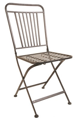 Gartentisch Eisen grau inkl. 2 Stühle