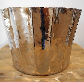 Topf silber H 19cm D 26cm