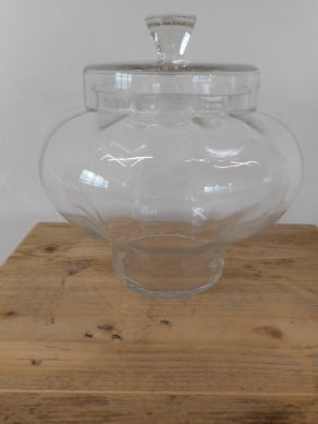 Bonboniere Glas gebaucht H 25cm