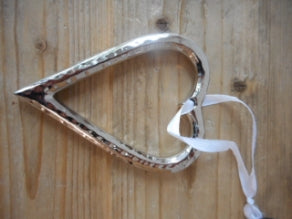 Herz Hänger alu/silber klein