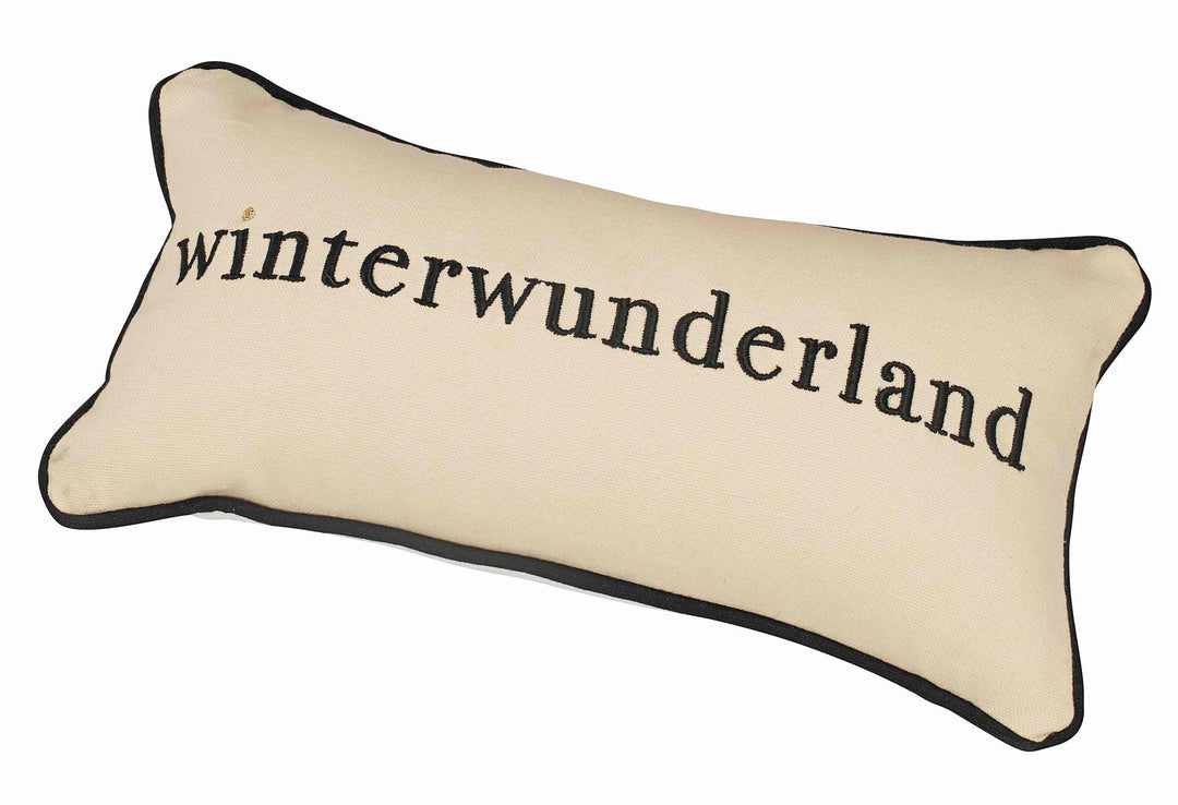 Kissen Winterwonderland 33x17cm