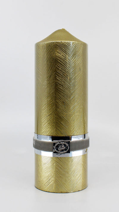 Kerze silber oder gold H 20cm