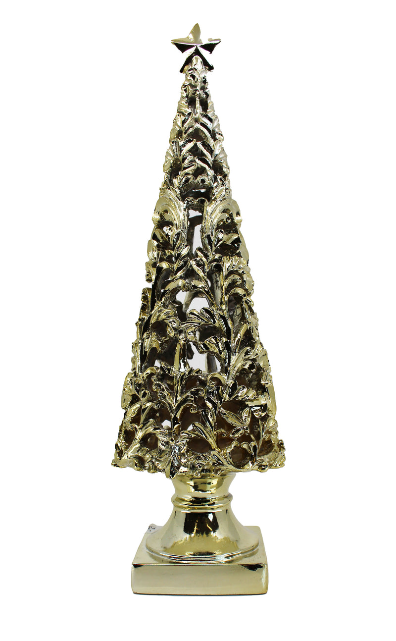 Weihnachtsbaum gold H 34cm