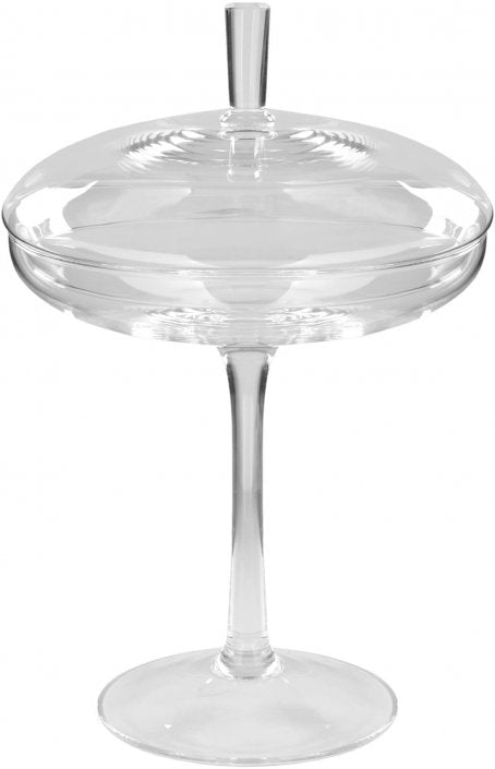 Bonboniere Glas  oval Höhe 35 cm Fink