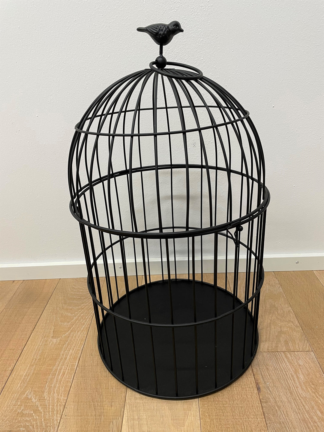 Vogelkäfig schwarz H50cm